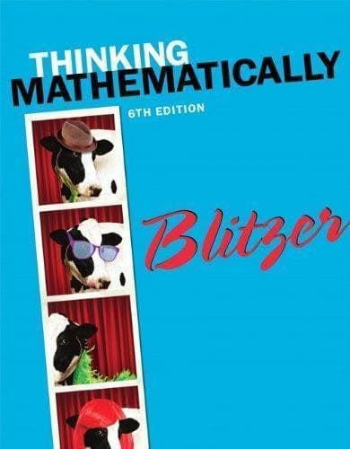 Thinking Mathematically 6Th Edition – PDF ebook
