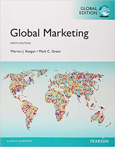 Keegan's Global Marketing (9th Edition) - Global edition – PDF ebook