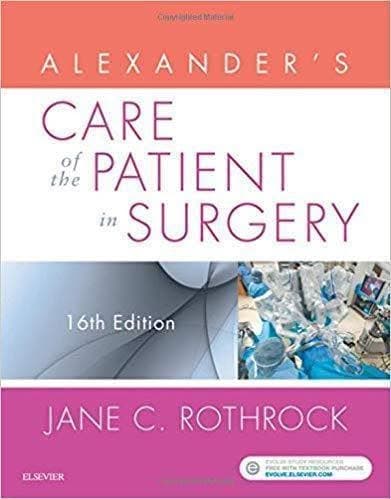 Alexanders Care of the Patient in Surgery 16th Edition – PDF ebook