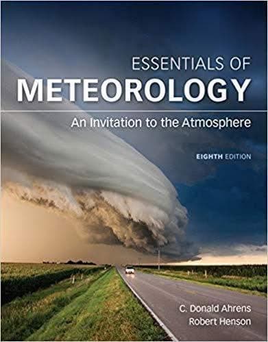 Essentials of Meteorology 8th 8E Ahrens – PDF ebook