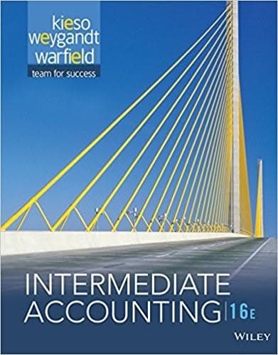 Intermediate Accounting 16th Edition by Donald E. Kieso – PDF ebook
