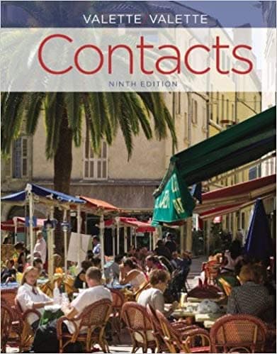 Contacts: Langue et culture francaises (World Languages) 9th Edition – PDF ebook