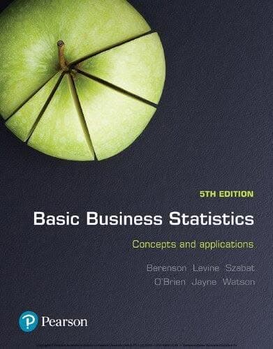 Basic Business Statistics Concepts And Applications 5th Edition – PDF ebook