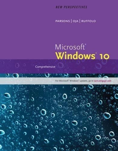 New Perspectives Microsoft Windows 10 Comprehensive – PDF ebook