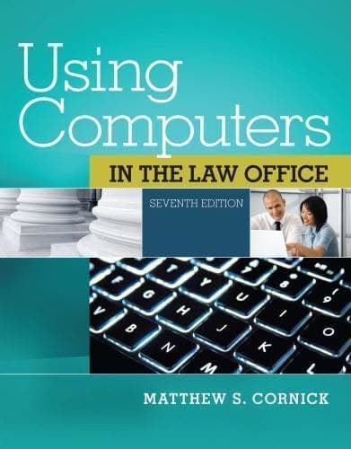 Using Computers In The Law Office – PDF ebook