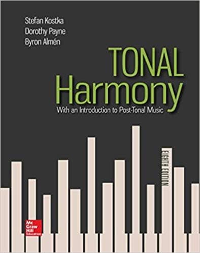 Tonal Harmony 8th Edition by Stefan Kostka – PDF ebook