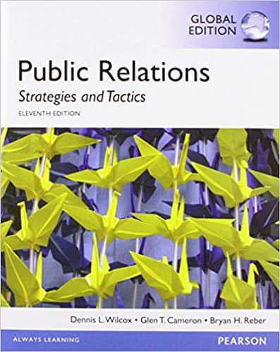 Public Relations: Strategies and Tactics (11th Global Edition) – PDF ebook