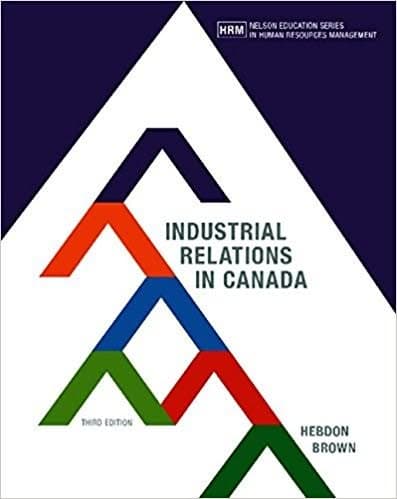 Industrial Relations in Canada, 3rd Edition byFiona McQuarrie – PDF ebook