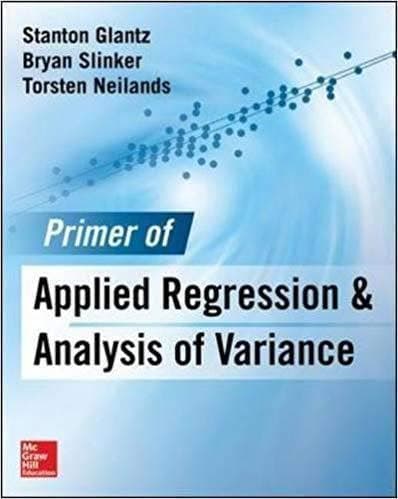 Primer Of Applied Regression Analysis Of Variance 3Rd Edition – PDF ebook