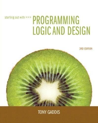 Starting Out With Programming Logic And Design 3Rd Edition – PDF ebook