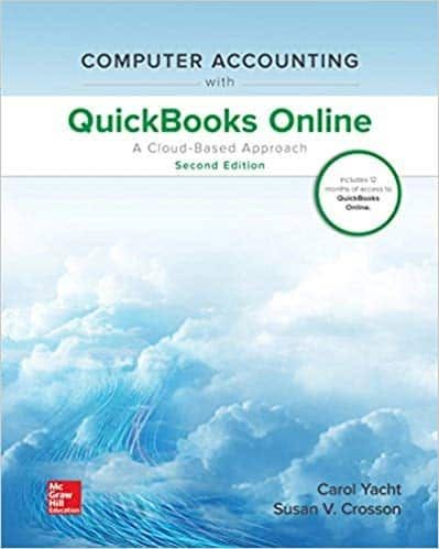 Computer Accounting with QuickBooks Online: A Cloud Based Approach (2nd edition) – PDF ebook