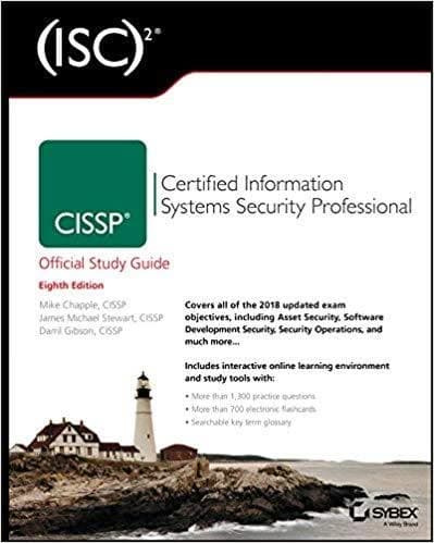(ISC)2 CISSP Certified Information Systems Security Professional Official Study Guide 8th Edition – PDF ebook