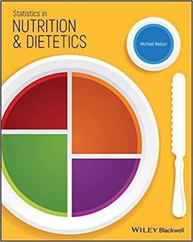 Statistics In Nutrition And Dietetics – PDF ebook