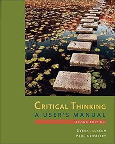 Critical Thinking; A Users Manual 2nd – PDF ebook