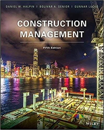 Construction Management, 5th Edition by Daniel W. Halpin – PDF ebook