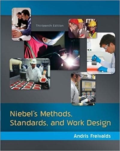 Niebel's Methods, Standards, & Work Design 13th Edition – PDF ebook