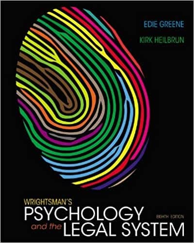 Wrightsman's Psychology and the Legal System 8th Edition – PDF ebook