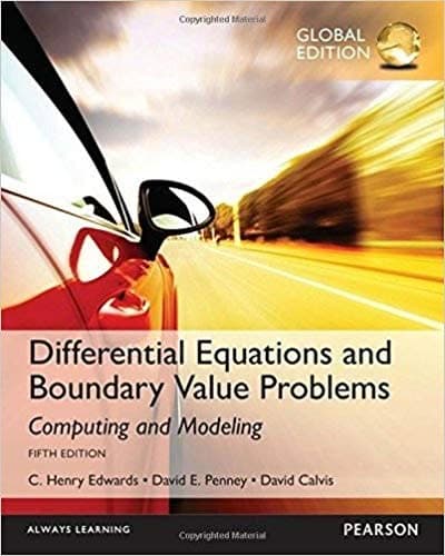 Differential Equations and Boundary Value Problems: Computing and Modeling, Global Edition 5th Edition – PDF ebook