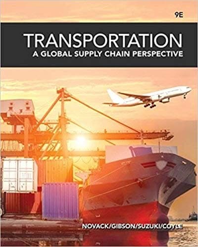 Transportation: A Global Supply Chain Perspective 9th Edition – PDF ebook