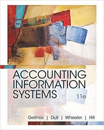 Accounting Information Systems 11Th Edition Gelinas – PDF ebook