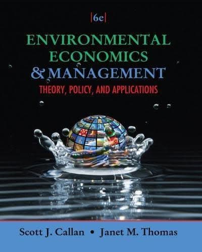 Environmental Economics And Management Theory Policy And Applications 6Th Edition – PDF ebook