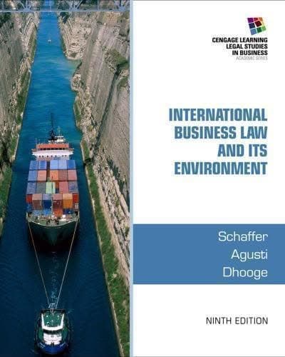 International Business Law And Its Environment 9Th Edition – PDF ebook
