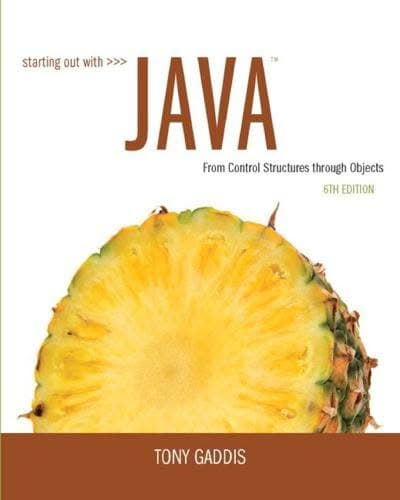 Starting Out With Java From Control Structures Through Objects 6Th Edition – PDF ebook