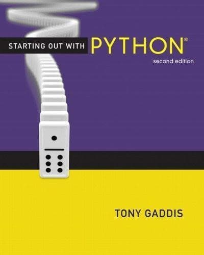 Starting Out With Python 2Nd Edition – PDF ebook