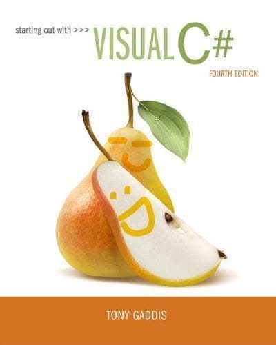 Starting Out With Visual C 4Th Edition – PDF ebook
