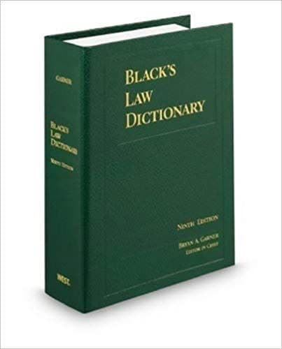 Black's Law Dictionary (Standard 9th Edition) – PDF ebook
