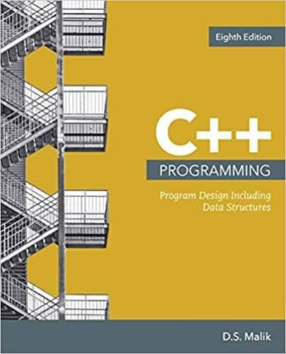 C++ Programming: Program Design Including Data Structures (8th Edition) – PDF ebook