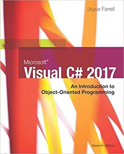 Microsoft Visual C#: An Introduction to Object-Oriented Programming 7th Edition – PDF ebook