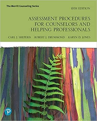 Assessment Procedures for Counselors and Helping Professionals 9th Edition – PDF ebook