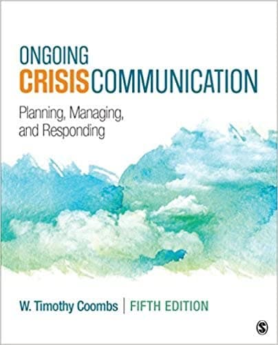 Ongoing Crisis Communication Planning Managing And Responding 5Th Edition – PDF ebook