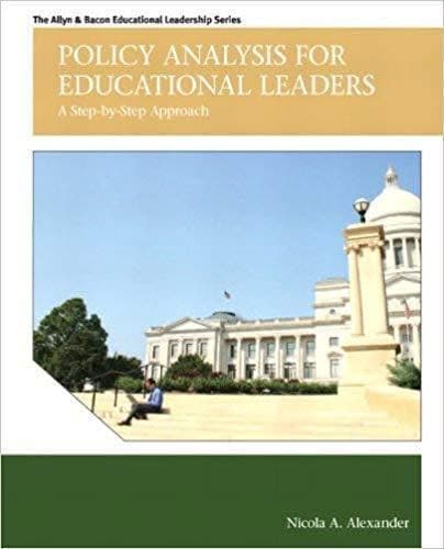 Policy Analysis For Educational Leaders A Step – PDF ebook