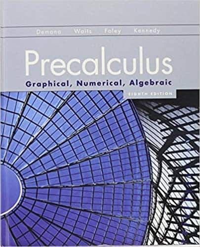 Precalculus: Graphical, Numerical, Algebraic (8th Edition) – PDF ebook