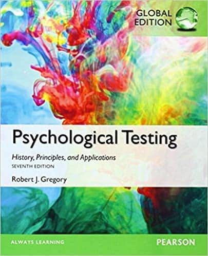 Psychological Testing History, Principles, and Applications (7th edition - Global) – PDF ebook
