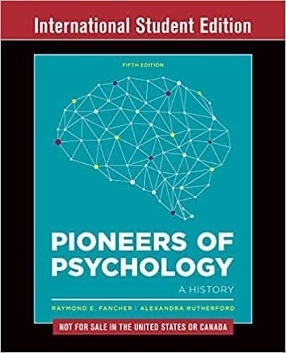 Pioneers of Psychology 5th edition - International Student Edition – PDF ebook