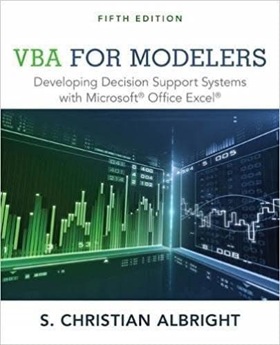 VBA for Modelers Developing Decision Support Systems 5th – PDF ebook