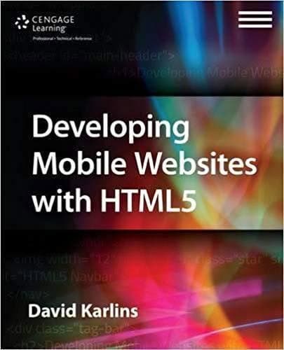 Developing Mobile Websites With Html5 – PDF ebook