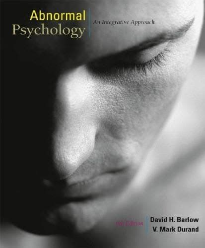 Abnormal Psychology An Integrative Approach 6Th Edition – PDF ebook