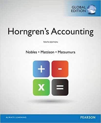 Horngren's Accounting, 10th Edition (Global) – PDF ebook