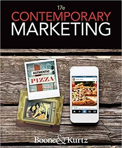 Contemporary Marketing 17th Edition by Louis E. Boone – PDF ebook