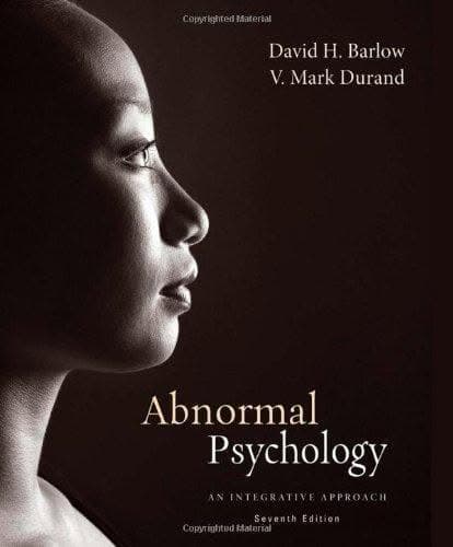 Abnormal Psychology An Integrative Approach 7Th Edition – PDF ebook