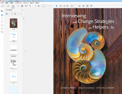 Interviewing and Change Strategies for Helpers 8th – PDF ebook
