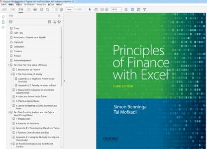 Principles of Finance with Excel 3rd Edition – PDF ebook