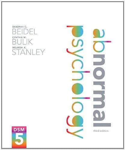 Abnormal Psychology 5Th Edition – PDF ebook