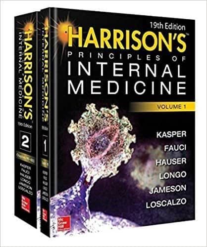 Harrison's Principles of Internal Medicine - Vol.1 & Vol.2 (19th Edition) – PDF ebook