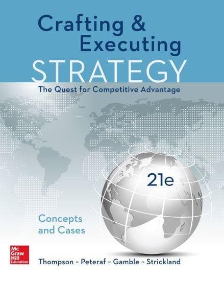 Crafting and Executing Strategy 21st 21E Arthur Thompson – PDF ebook