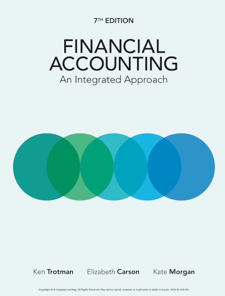 Financial Accounting An Integrated Approach, 7th Australian Edition – PDF ebook
